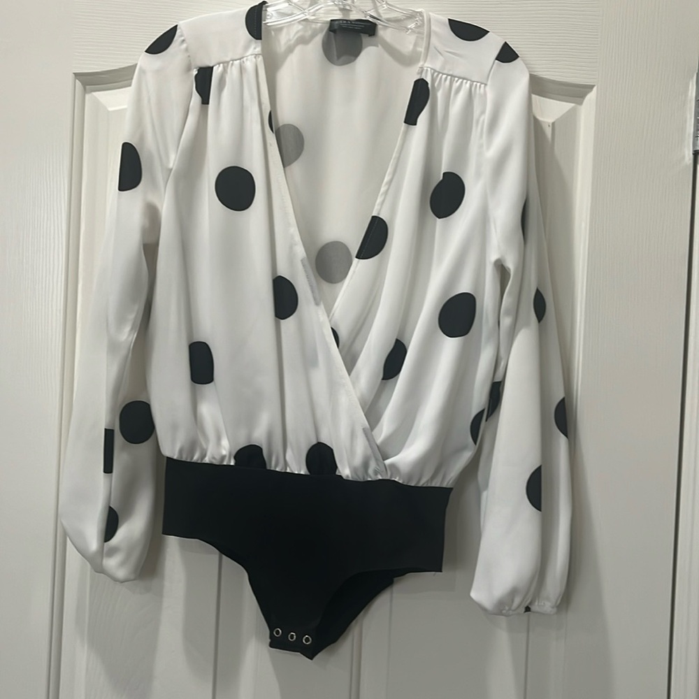 Zara polka dot bodysuit in a size small.